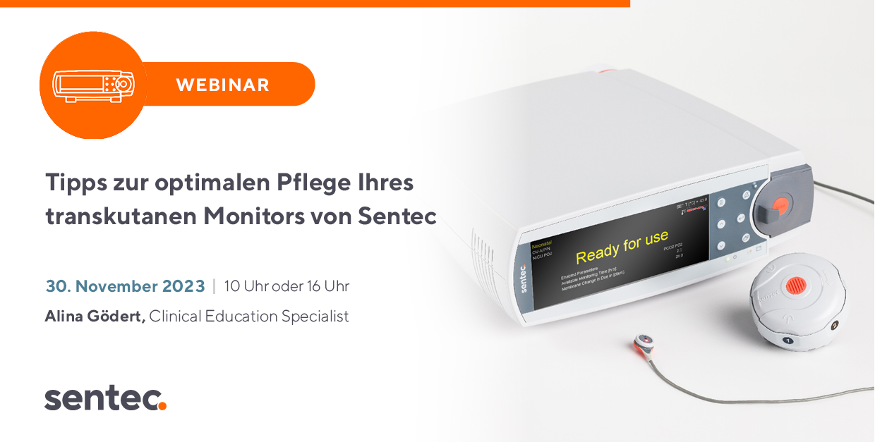 Sentec Transcutaneous Tipps zur optimalen Pflege Ihres transkutanen Monitors von Sentec ...