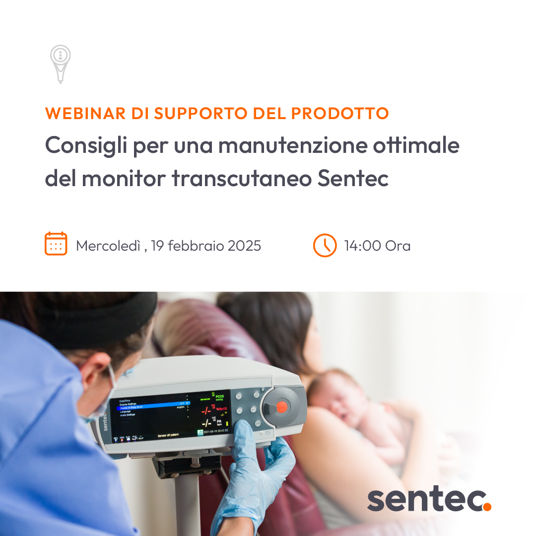 Sentec Transcutaneous Consigli per una manutenzione ottimale del monitor transcutaneo Sentec